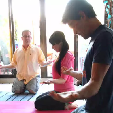 yoga and cranial osteopathy class