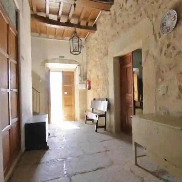 entrance hall at apartamentos altozano, mid range option for our yoga breaks in spain