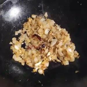 caramelized onion - the base of any good curry